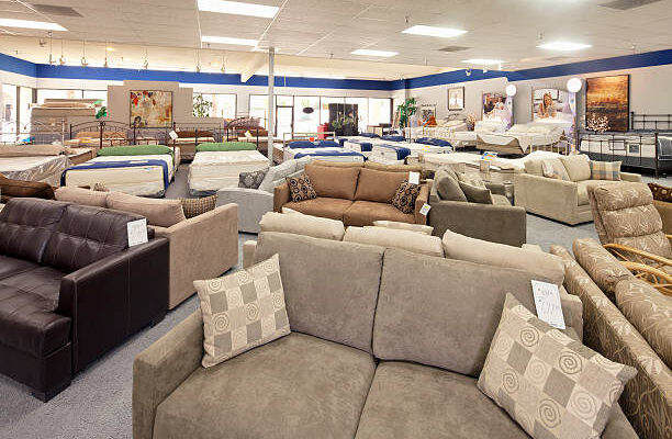 Blue Crown furniture store in Dubai